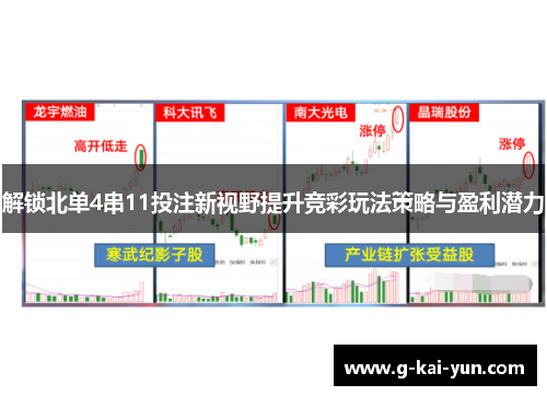 解锁北单4串11投注新视野提升竞彩玩法策略与盈利潜力 解锁北单4串11投注新视野提升竞彩玩法策略与盈利潜力